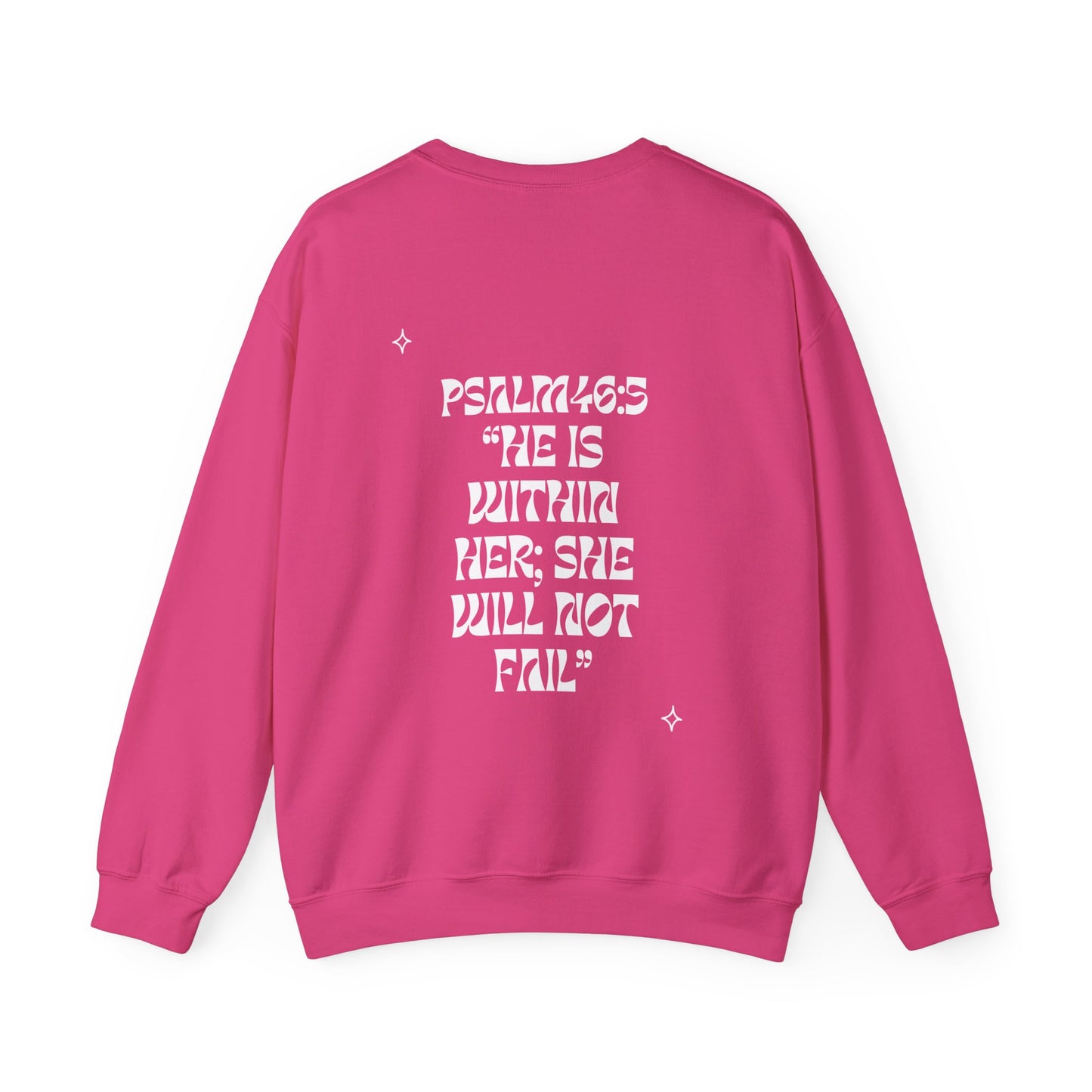 Psalms46:5 Crewnecks (white colors)