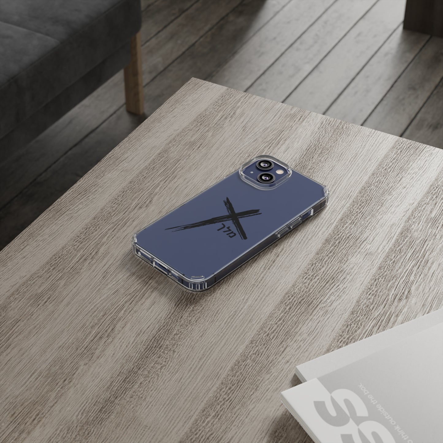 Cross logo phone case (black)