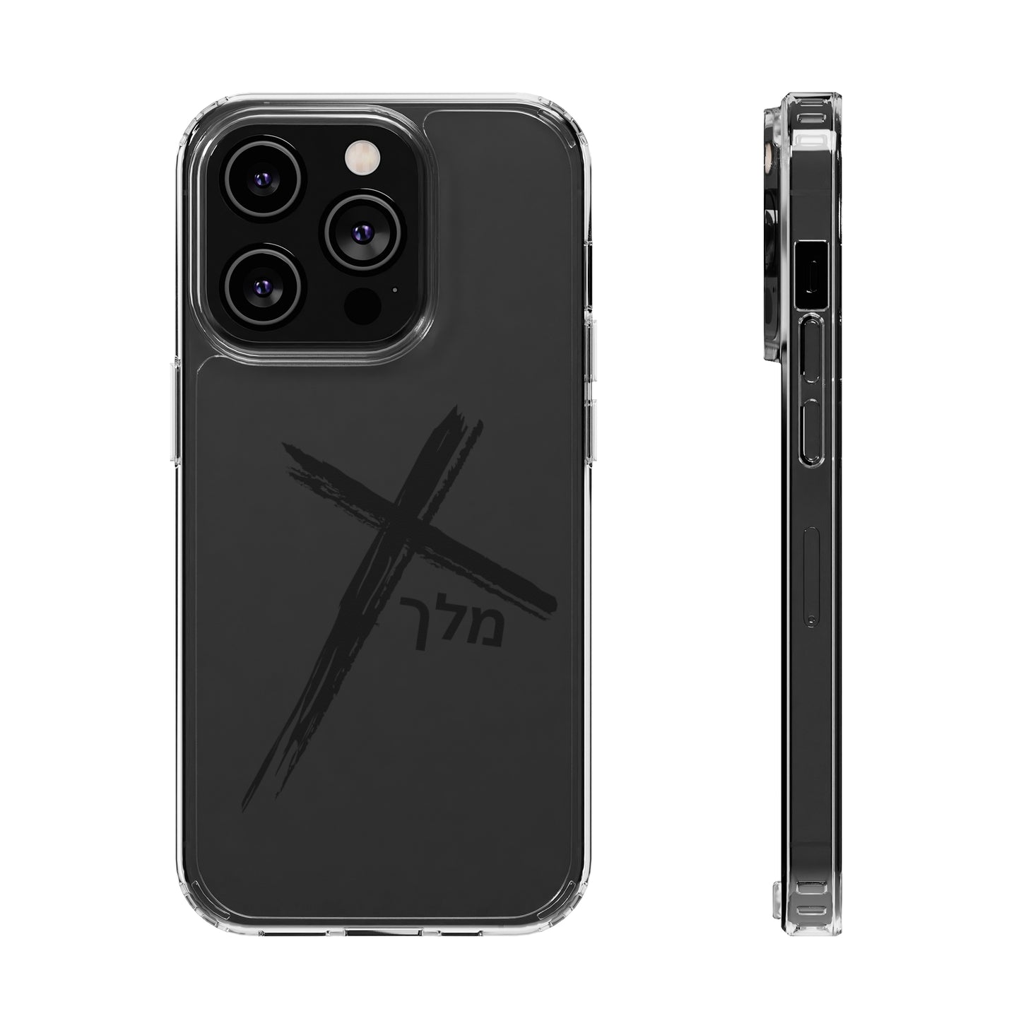 Cross logo phone case (black)