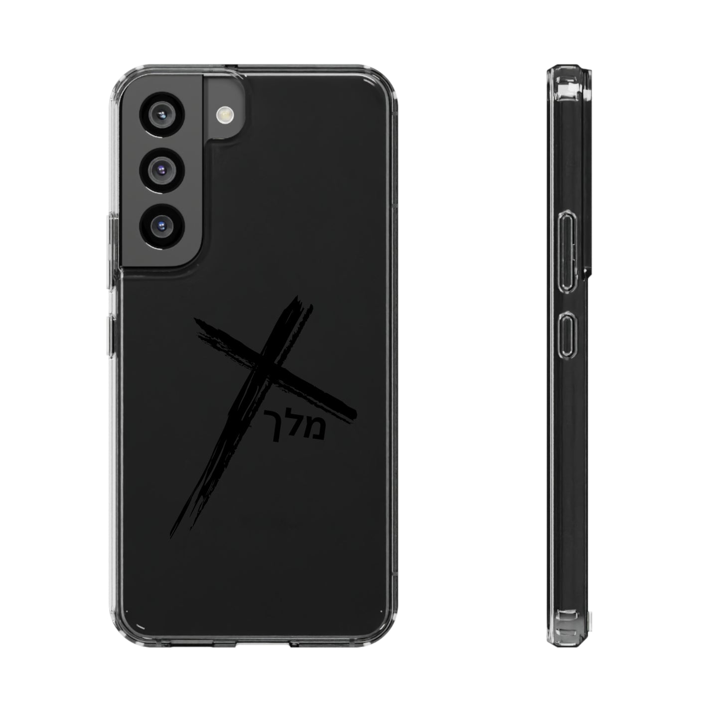 Cross logo phone case (black)