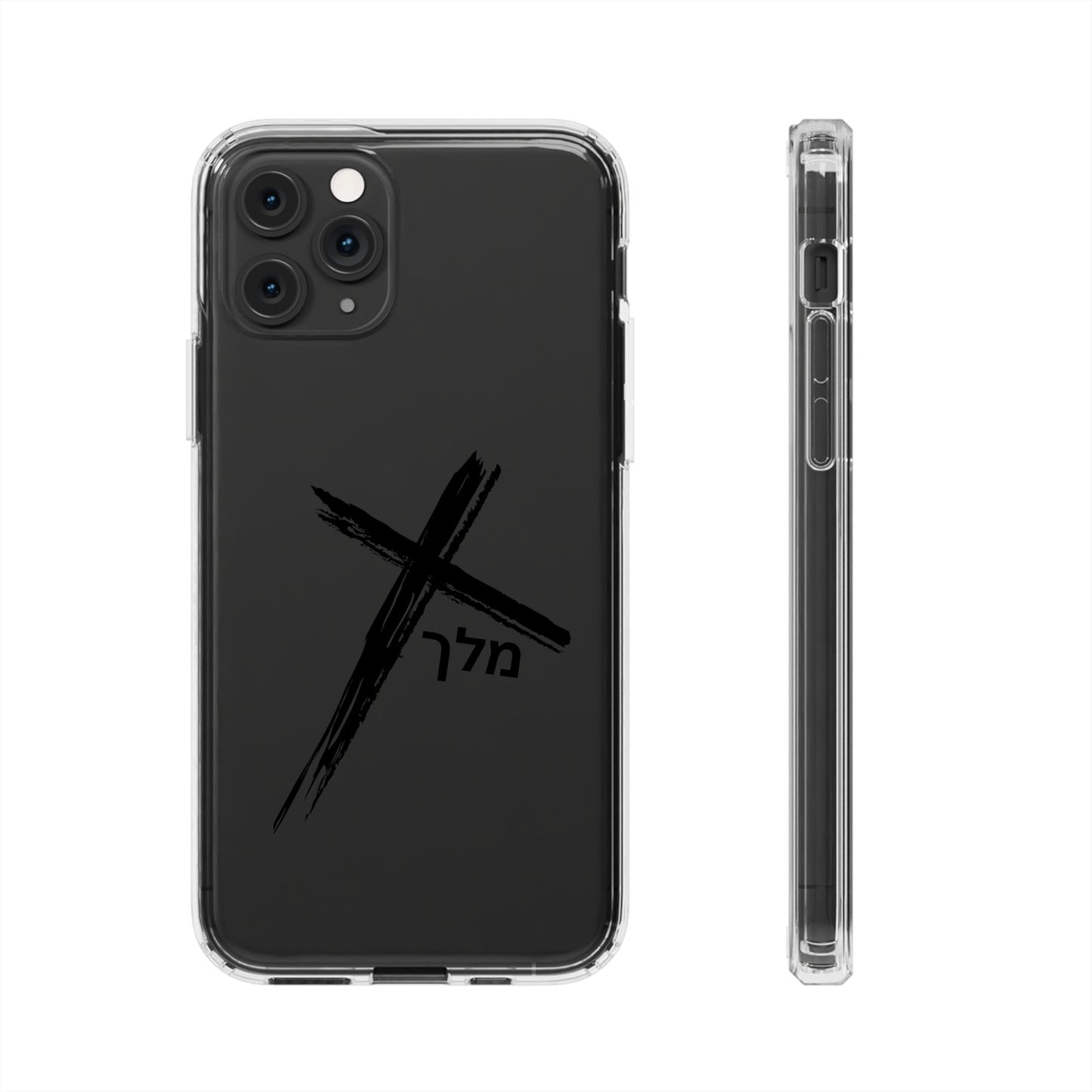 Cross logo phone case (black)