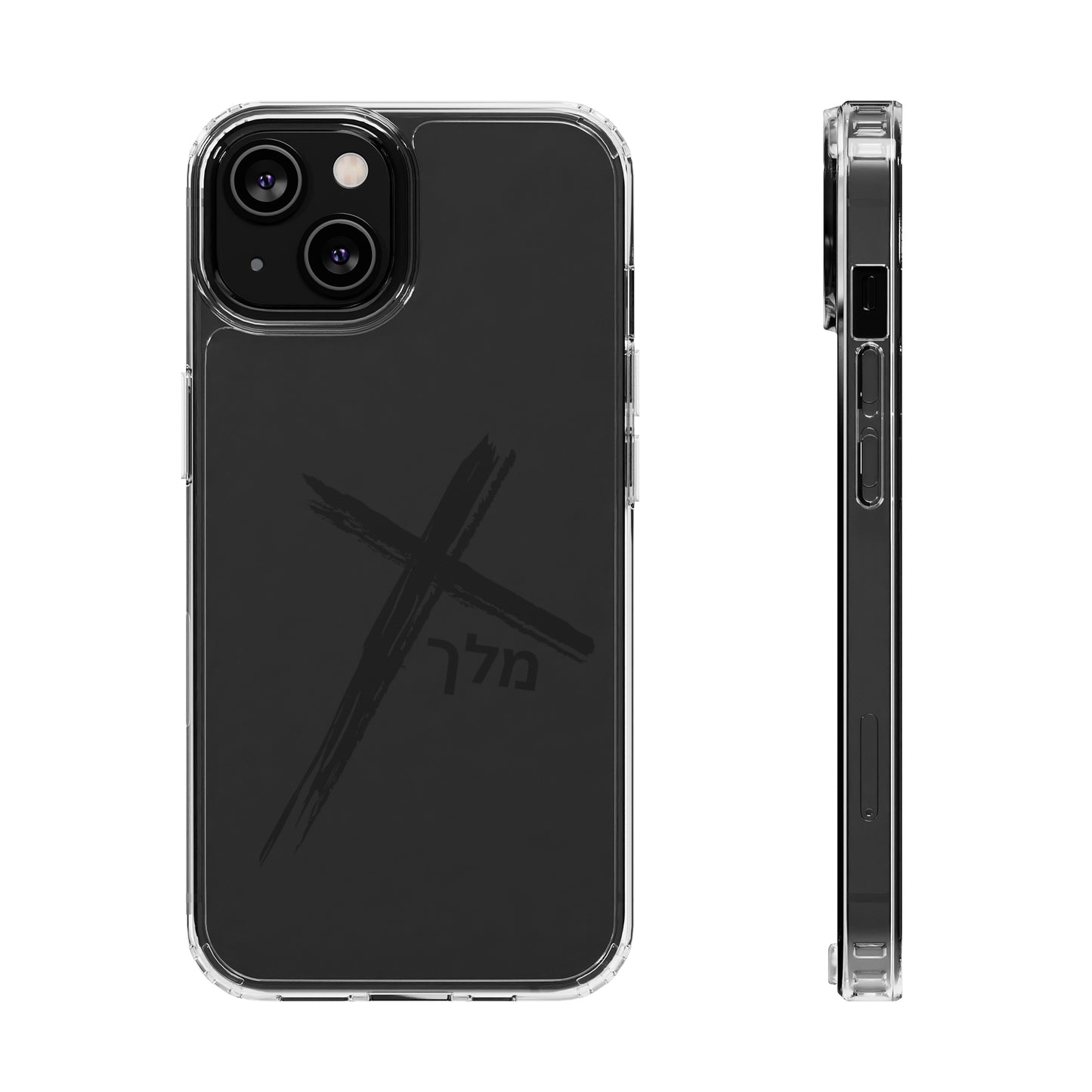 Cross logo phone case (black)