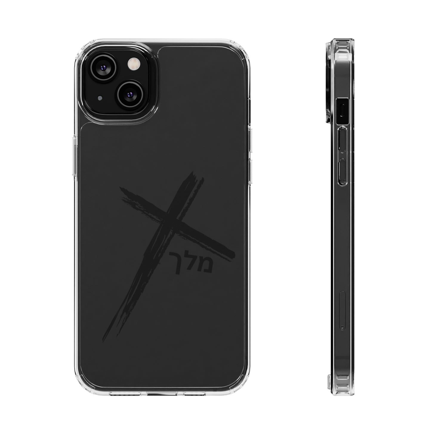 Cross logo phone case (black)